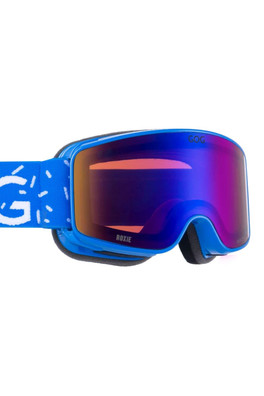 Unisex Roxie UV400 Anti-Fog Mirror Ski Goggles - Blue