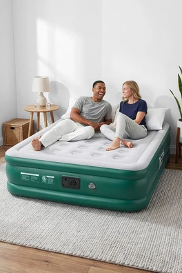 King Size Comfort Air Bed - Green White