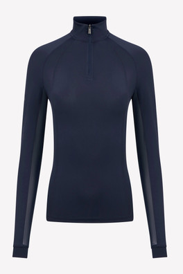 Halle Womens Lightweight Base Layer Top - Navy