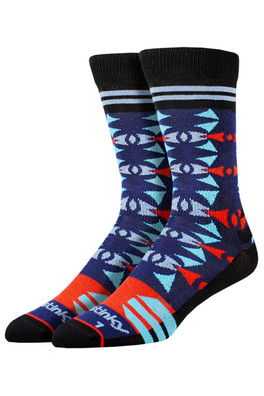 Kaleidoscope Unisex Socks - Blue