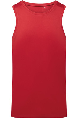 Ion-Charge Mens Vest Top - Fire Red