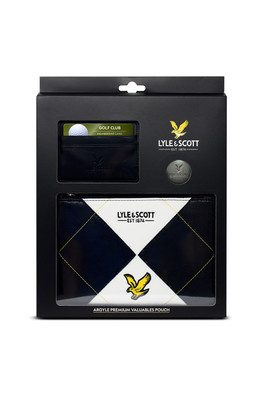 Argyle Premium Golf Valuables Pouch - Black
