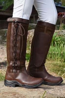 Winchester Unisex Country Riding Boots - Brown - Regular