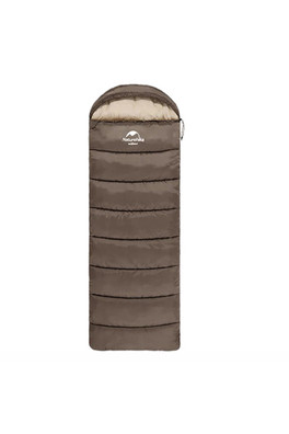 U Series 250 Hooded Sleeping Bag - Brown