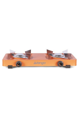 Blaze Double Camping Cooking Hob - Orange/Silver