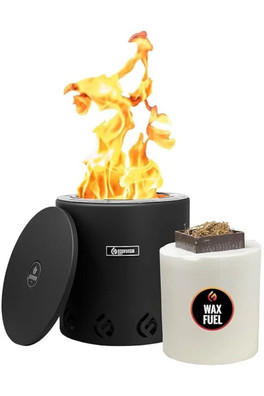 El Campo Wax Fire Pit - Matte Black