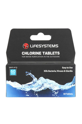 Chlorine Water Sterilisation Tablets - White