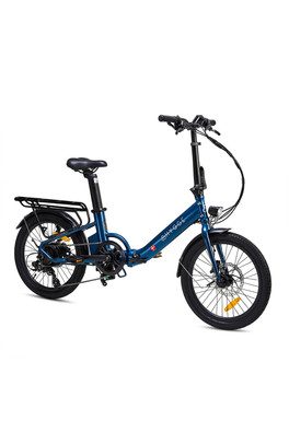 Virum Step 2026 Folding E-Bike - Sapphire Blue