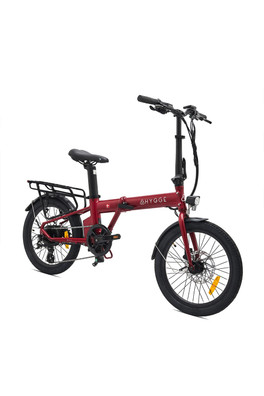 Virum 2026 Folding E-Bike - Sangria Red