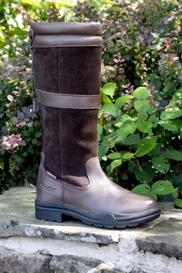 Hollingworth Unisex Zip Country Boots - Brown - Regular