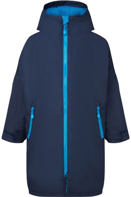 Changing Kids Robe - Navy/Sapphire