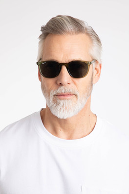 Novak Unisex Sunglasses - Olive Green