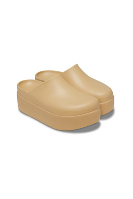 Female Dylan Platform Clog - Wheat