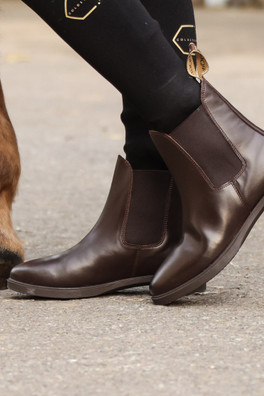 Pavia Unisex Childs Jodhpur Boots - Brown