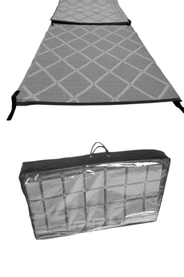 Breathable Reversible Awning Carpet with Carry Bag - 2.5 x 5.0 m
