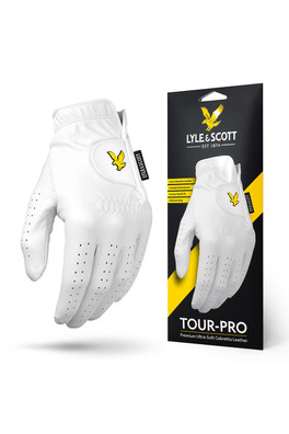 Cabretta Leather Golf Glove For Left Hand - White
