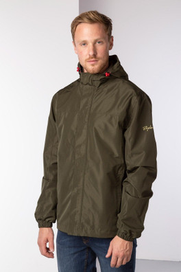 Mens Waterproof Pack and Go Jacket - Khaki