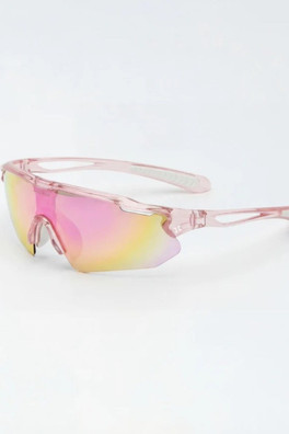 Speed Pro Unisex Running And Cycling Sunglasses - Clear Pink