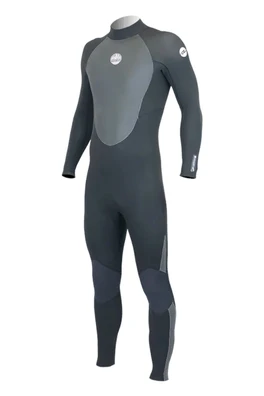 Stealth Men's 5/4mm Back Zip Wetsuit - Black