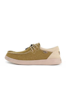 Haven Canvas Mens Lightweight Slip Ons - Mustard
