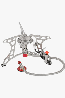 Triplex Compact Camping Gas Stove - Stainless Steel