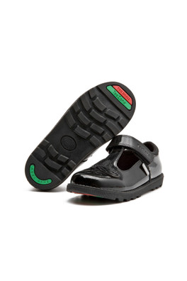 Lilo Girls Black School Shoes - Black