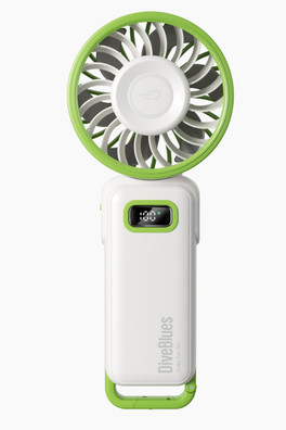 Fanzy High-Speed Portable Fan - white & Green