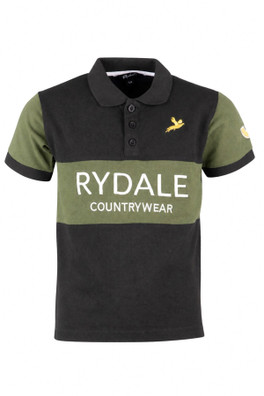 Beadlam II Kids Polo Shirt - Olive/Black