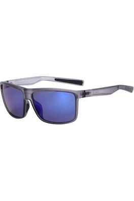 Felix Unisex Polarized Sunglasses - Crystal Grey/Polar Blue Mirror