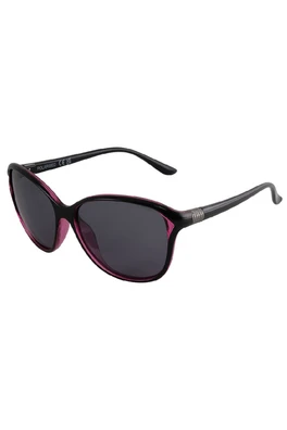Fifine Unisex Polarized Sunglasses - Black Purple/Polar Smoke