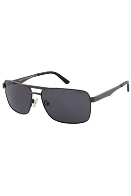 Ikura Unisex Polarized Sunglasses - Satin Gunmetal/Polar Grey