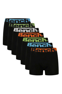 7 Pack Boys Boxer Shorts Soft Breathable Comfort - Black