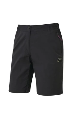 Ladies UPF 50+ Water-Resistant Hiking Shorts - Black