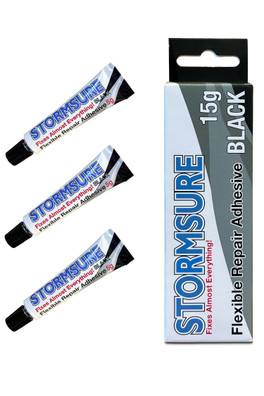 Flexible Repair Adhesive 3-Pack 5g - Black