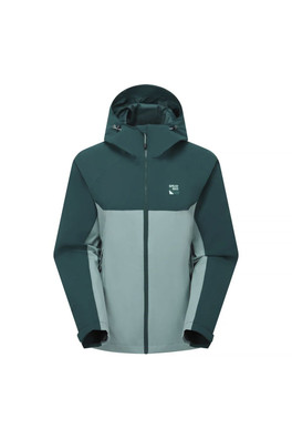 Ladies Lightweight Hooded Waterproof Hiking Jacket - Blue