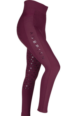 Eltar Womens Horse Riding Tights - Black Cherry