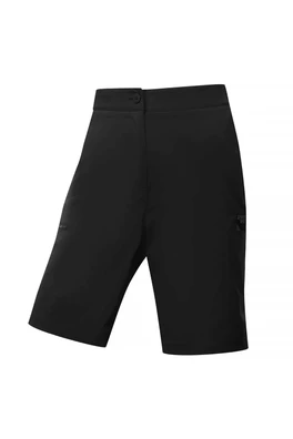 Ladies Knee-Length Water-Repellent Hiking Shorts - Black
