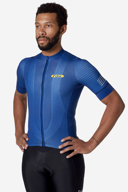 Essential Men's Short Sleeve Cycling Jersey - Blue