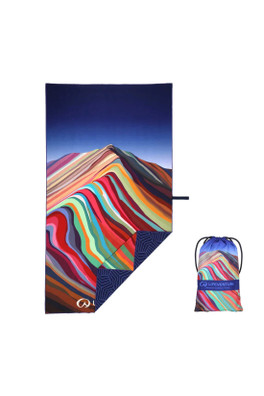 SoftFibre Giant Recycled Towel - Rainbow Mountain