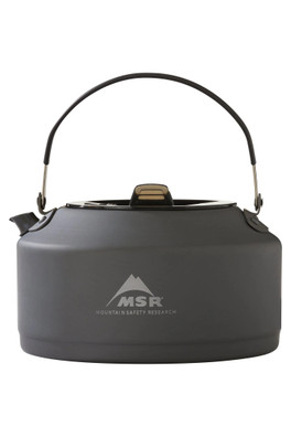 Pika 1Litre Aluminium Teapot - Dark Grey