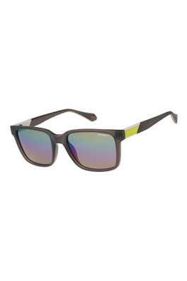 SDS-5039 Rectangle Mens Sunglasses - Grey / Multicoloured Polarised