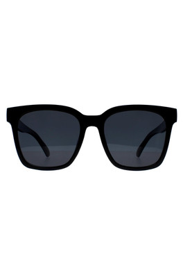 MP72 Mens Square Sunglasses - Shiny Black / Grey