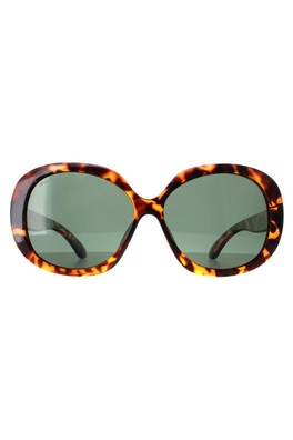 MP63 Womens Butterfly Sunglasses - Shiny Turtle / Green Polarised
