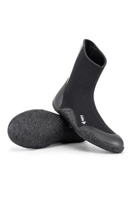 Edge Adult Unisex 5mm Round Toe Wetsuit Boots - black