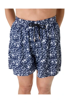 Womens Relaxed Fit Tide Board Shorts SPF50+ - navy