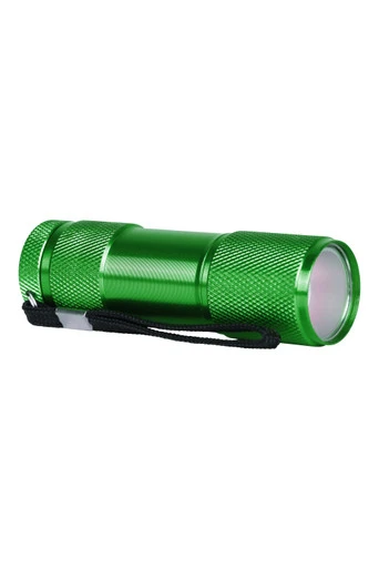 Fun 9 LED Torch - Green