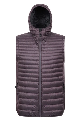 Featherweight Hybrid Down Extreme Gilet - Dark Brown