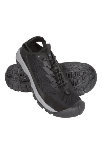 Hillside Drainage Mountain Warehouse Shandals - Black