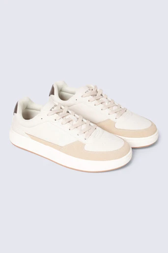 Hudson Mens Casual Trainer - Beige
