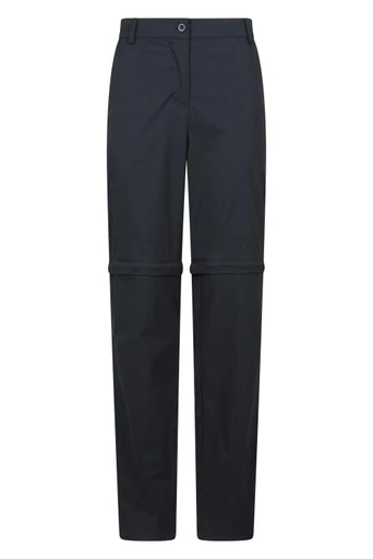 Delta Stretch Womens Zip Off Trousers - Black